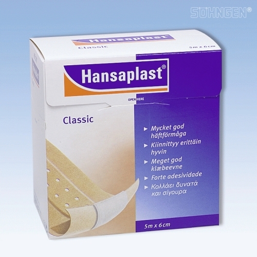 Hansaplast CLASSIC Standard 5 m x 6 cm