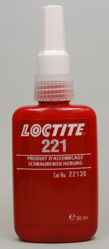 Loctite 221 Fl. 50ml Schraubens.niedrigf.