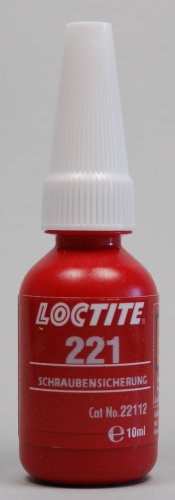 Loctite 221 Fl. 10 ml Schraubens.niedrigf.