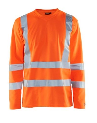Blåkläder High Vis Langarm Shirt Orange XS-4XL
