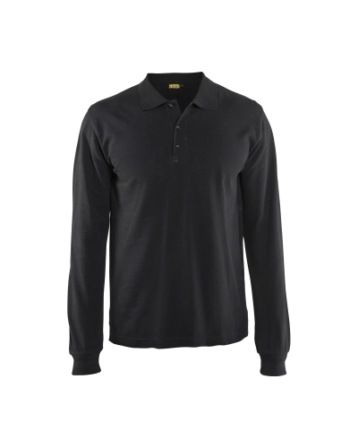 Blakläder Langarm-Polo Shirt schwarz Gr. XS-4XL