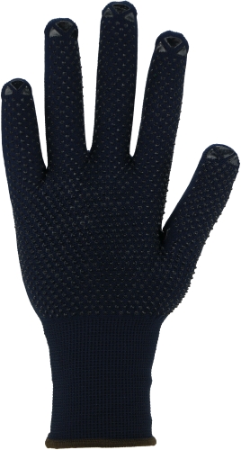 Feinstrick Handschuh 3648 Polyester/BW blau 7-11