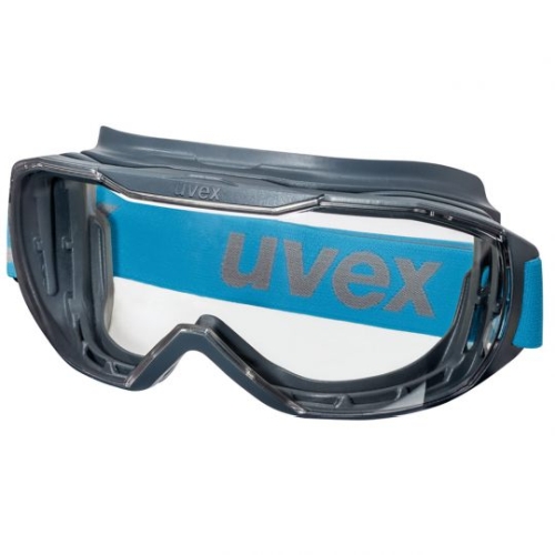Vollsichtbrille uvex megasonic anthr./blau