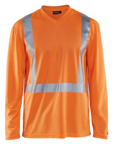 Blåkläder High Vis Langarm Shirt Kl2 orange