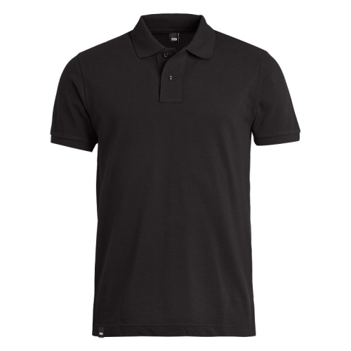 FHB Polo-Shirt Daniel, einfarbig, schwarz XS-3XL