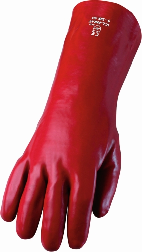 PVC-Handschuh rot PL-P, L/09 + 10